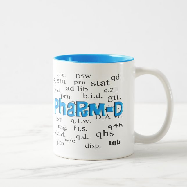 Tasse 2 Couleurs Cadeaux de Pharm-D d'étudiant de pharmacie (Droit)
