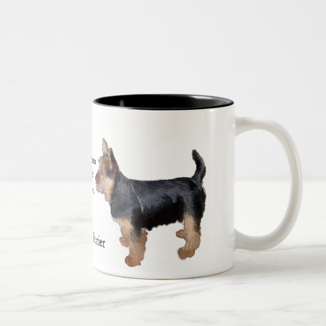 Tasse 2 Couleurs Cadeaux de Terrier australien (Droit)