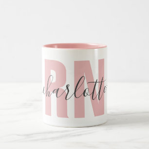 Tasse 2 Couleurs Cadeaux d'études d'infirmière autorisée 