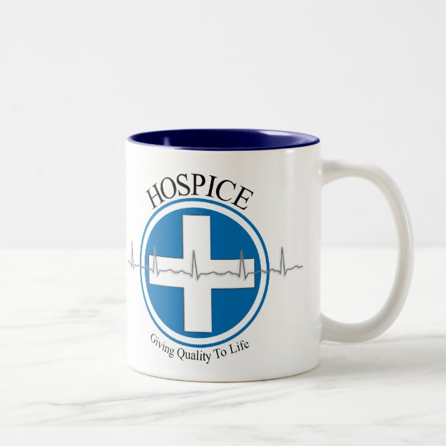 Tasse 2 Couleurs Cadeaux d'hospice (Droit)