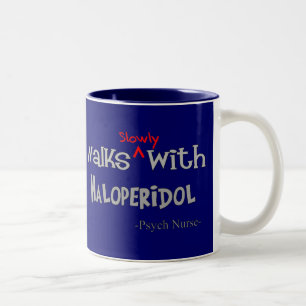 Tasse 2 Couleurs Cadeaux drôles d'infirmière de Psych