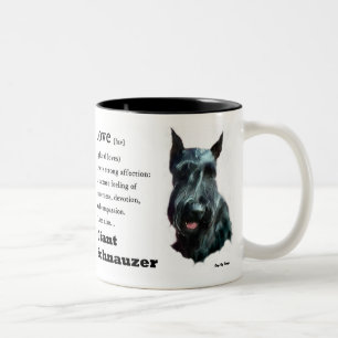Tasse 2 Couleurs Cadeaux Giant Schnauzer