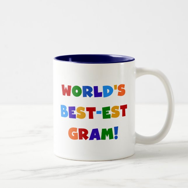 Tasse 2 Couleurs Cadeaux lumineux de couleurs de gramme du (Droit)