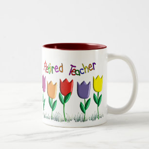 Tasse 2 Couleurs Cadeaux retirés de conception de tulipes de
