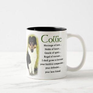 Tasse 2 Couleurs Cadeaux rugueux de colley de tri couleur