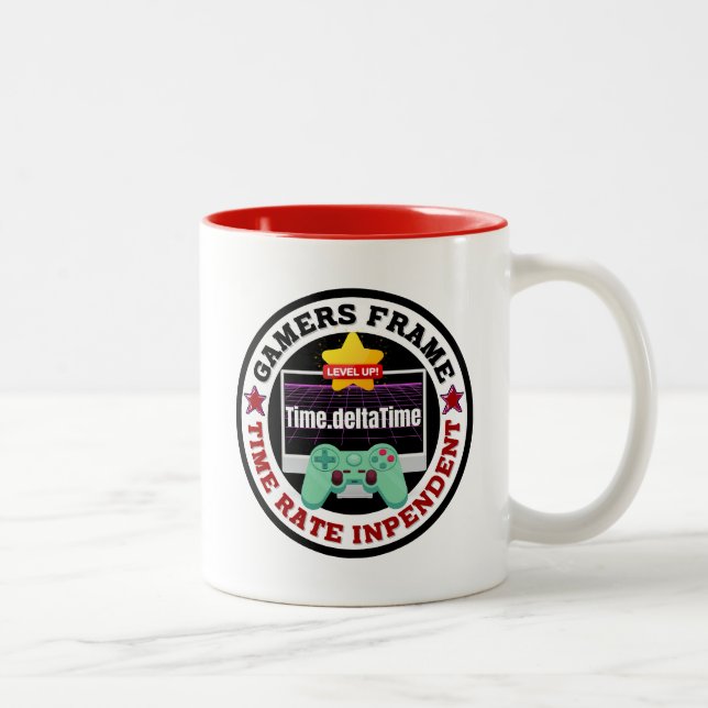 Tasse 2 Couleurs Cadre Gamers - Taux de temps indépendant (Droit)