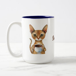 Tasse 2 Couleurs Café Abyssinien Personnalisé