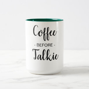 Tasse 2 Couleurs Café avant Talkie
