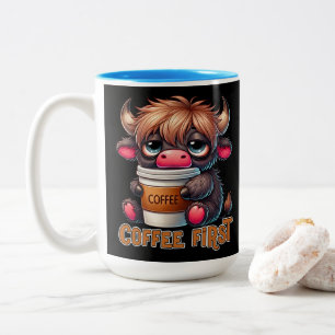 Tasse 2 Couleurs Café d'abord