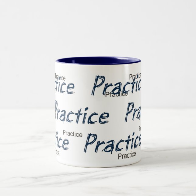 Tasse 2 Couleurs café de pratique, conceptions par JWB (Centre)