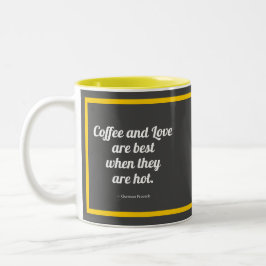 Tasse 2 Couleurs Café et Amour