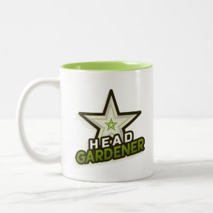Tasse 2 Couleurs Café-Mug de jardinier pour hommes - Vert