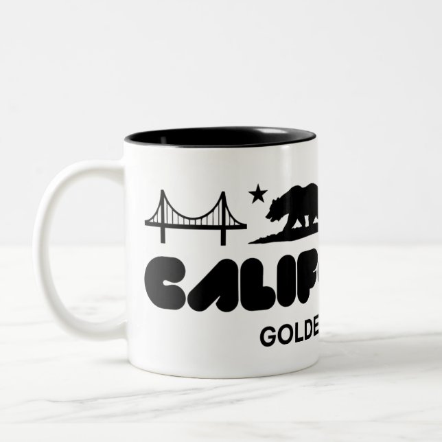 Tasse 2 Couleurs California (Gauche)