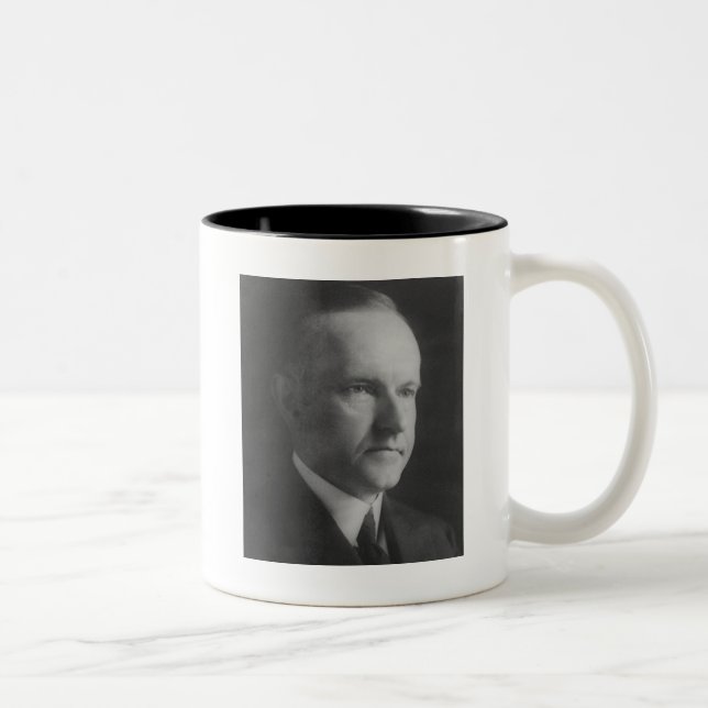 Tasse 2 Couleurs Calvin Coolidge (Droit)