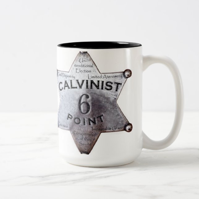 Tasse 2 Couleurs Calviniste de 6 points (Droit)
