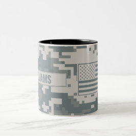 Tasse 2 Couleurs Camouflage ACU de l'armée sur mesure