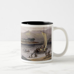 Tasse 2 Couleurs Camp de Gros Ventres des prairies sur l'haut