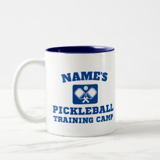 Tasse 2 Couleurs Camp d'entraînement de Pickleball personnalisé