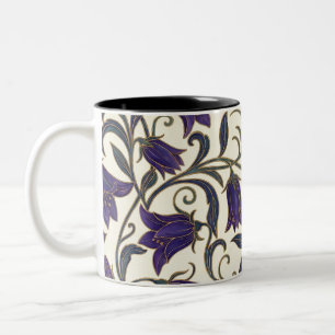 Tasse 2 Couleurs Campanule Fleur Sauvage Motif