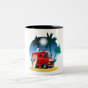 Tasse 2 Couleurs Camper de dessin