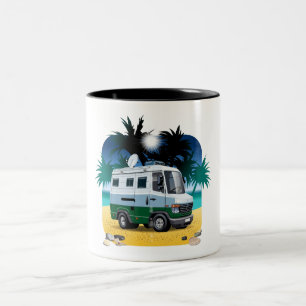Tasse 2 Couleurs Camper de dessin