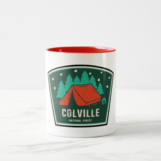 Tasse 2 Couleurs Camping forestier national de Colville (Centre)