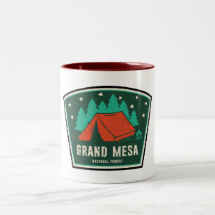 Tasse 2 Couleurs Camping forestier national de Grand Mesa
