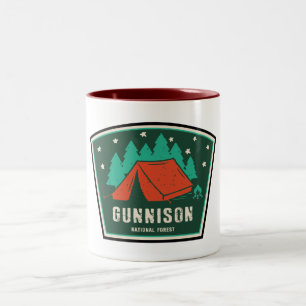 Tasse 2 Couleurs Camping forestier national de Gunnison