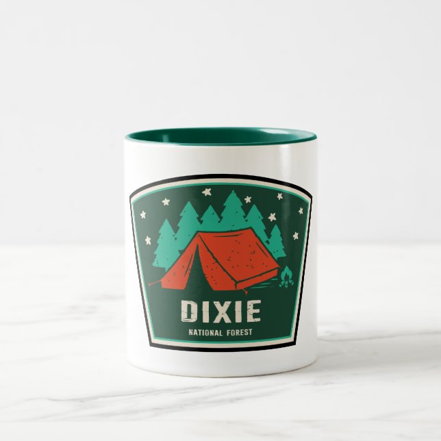 Tasse 2 Couleurs Camping forestier national Dixie (Centre)