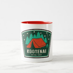 Tasse 2 Couleurs Camping forestier national Kootenai
