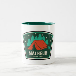 Tasse 2 Couleurs Camping forestier national Malheur