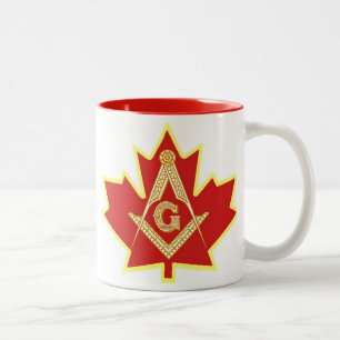 TASSE 2 COULEURS CANADIEN MASON