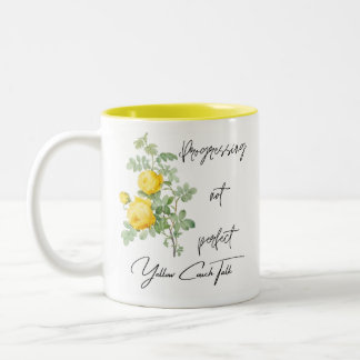 Tasse 2 Couleurs Canapé jaune parler Musique