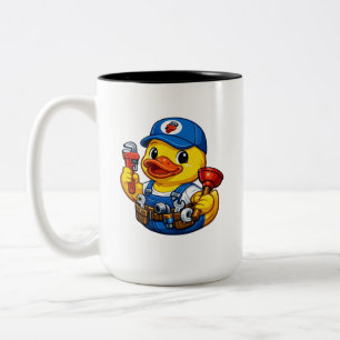 Tasse 2 Couleurs Canard en caoutchouc plombier
