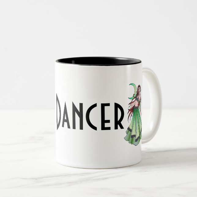 Tasse 2 Couleurs Cancer du ventre (Devant droit)