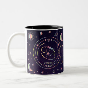 Tasse 2 Couleurs Cancer Zodiaque Astrologique