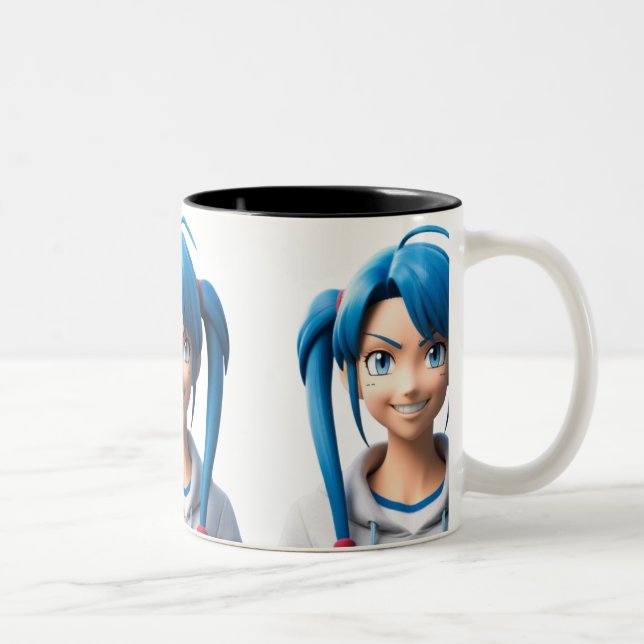 Tasse 2 Couleurs Caneca Anime (Droit)