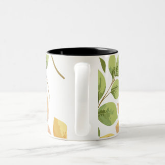 Tasse 2 Couleurs Caneca folhas