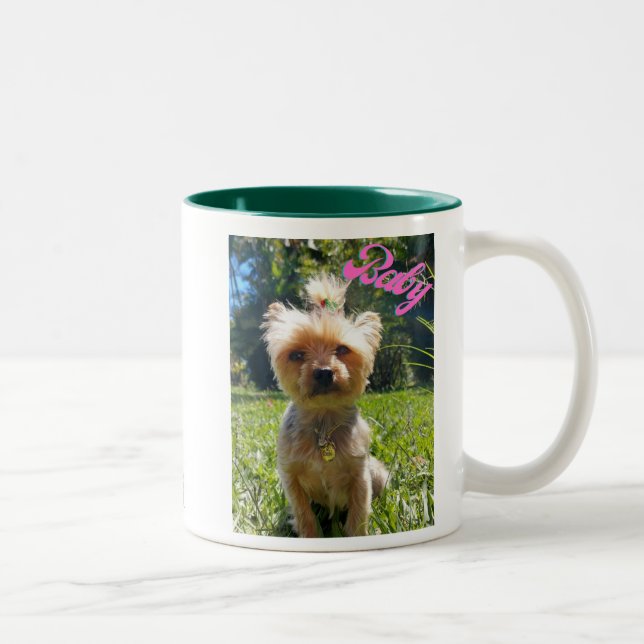 TASSE 2 COULEURS CANECA PERSONALIZADA COM A FODO SEU PET (Droit)