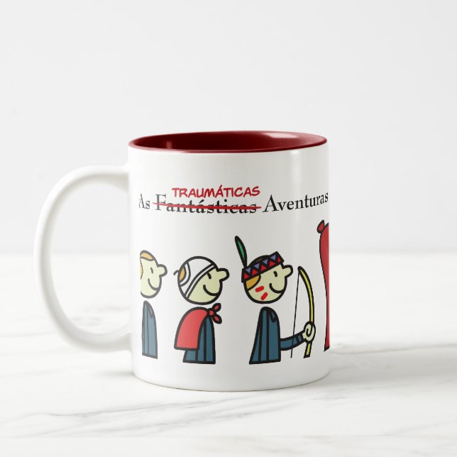 Tasse 2 Couleurs Canette Tu rêvasses du Fils du Freud (Gauche)