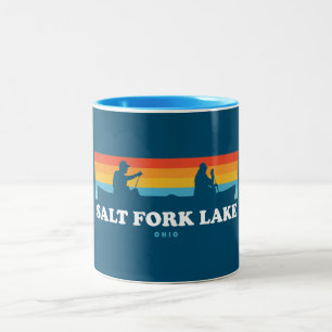 Tasse 2 Couleurs Canot de Salt Fork Lake Ohio