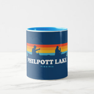 Tasse 2 Couleurs Canot de Virginie de Philpott Lake