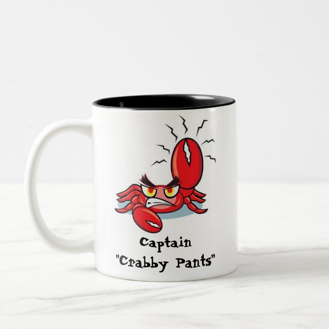 Tasse 2 Couleurs Capitaine Crabby Pants (Gauche)