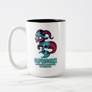 Tasse 2 Couleurs Capricorne Zombie