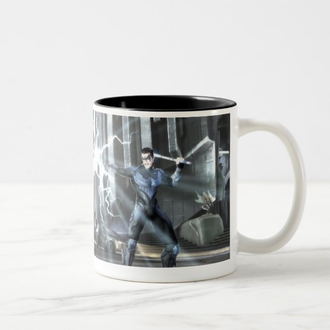 Tasse 2 Couleurs Capture d'écran : Cyborg vs Nightwing 4 (Droit)