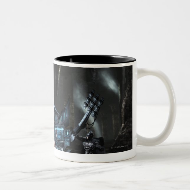 Tasse 2 Couleurs Capture d'écran : Superman vs Batman (Droit)