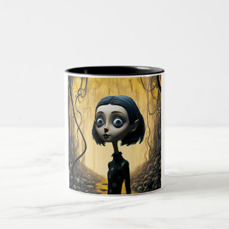 Tasse 2 Couleurs Capuchons de coraline