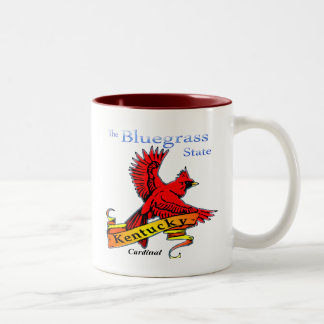 Tasse 2 Couleurs Cardinal d'état de Bluegrass de Kentucky