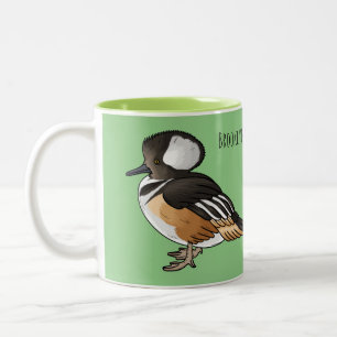 Tasse 2 Couleurs Caricature à capuchon d'oiseau marchand