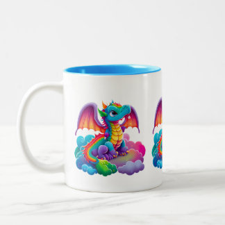 Tasse 2 Couleurs Caricature Adorables Dragon